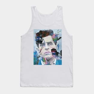 LUDWIG WITTGENSTEIN oil and acrylic portrait Tank Top